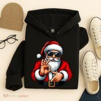 Six Seven 6 7 Meme Santa Christmas Hoodie thumb 4