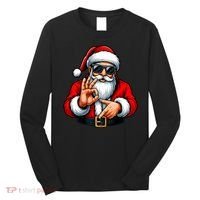 Six Seven 6 7 Meme Santa Christmas Long Sleeve Shirt thumb 0