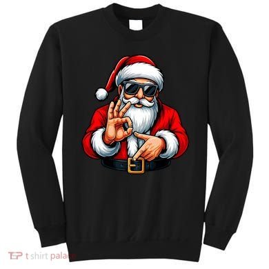 Six Seven 6 7 Meme Santa Christmas Sweatshirt
