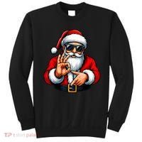 Six Seven 6 7 Meme Santa Christmas Sweatshirt thumb 0