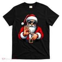 Six Seven 6 7 Meme Santa Christmas T-Shirt thumb 0
