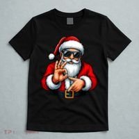 Six Seven 6 7 Meme Santa Christmas T-Shirt thumb 5