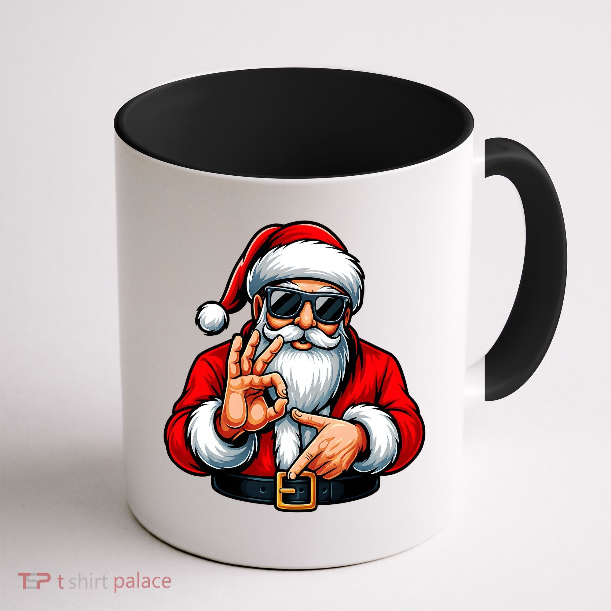 Six Seven 6 7 Meme Santa Christmas Coffee Mug