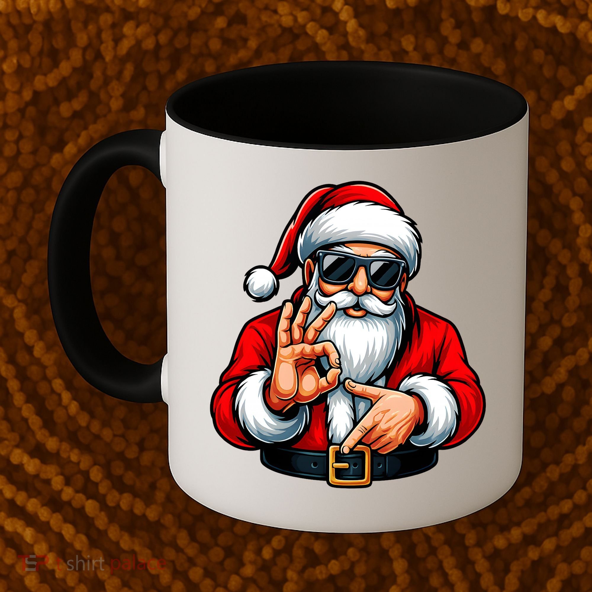 Six Seven 6 7 Meme Santa Christmas Coffee Mug