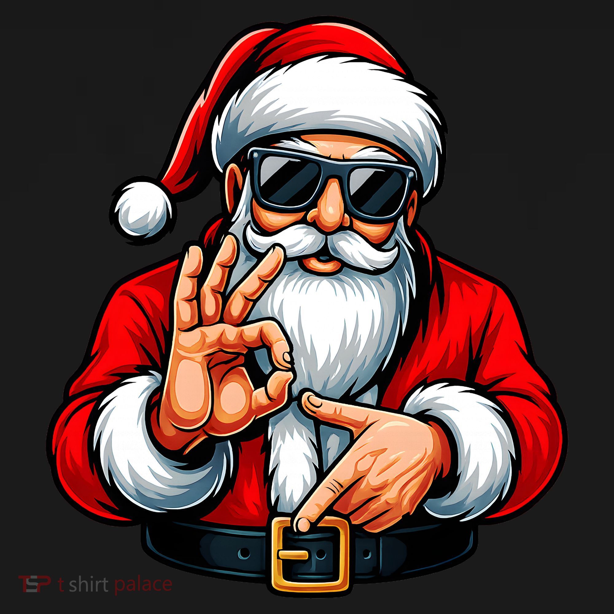 Six Seven 6 7 Meme Santa Christmas Coaster