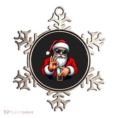 Six Seven 6 7 Meme Santa Christmas Ornament