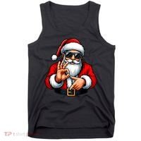 Six Seven 6 7 Meme Santa Christmas Tank Top thumb 0