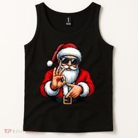Six Seven 6 7 Meme Santa Christmas Tank Top thumb 2