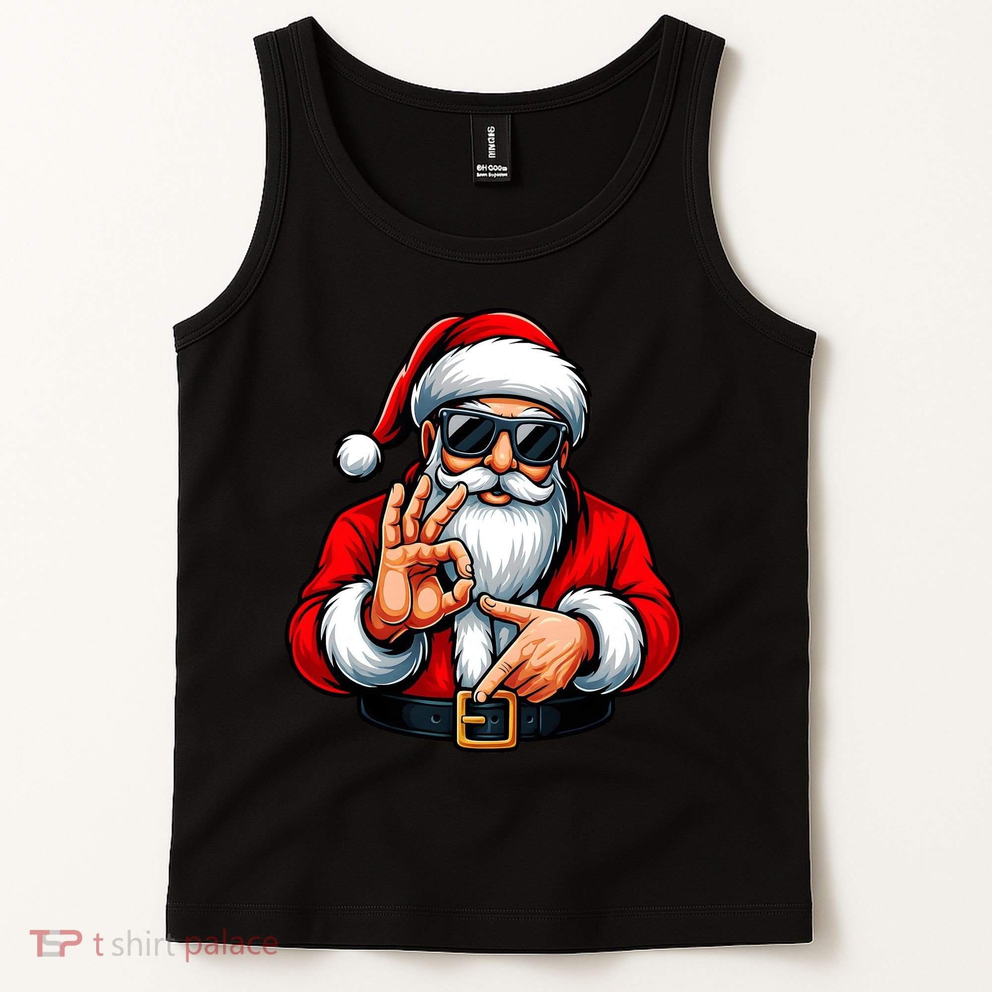 Six Seven 6 7 Meme Santa Christmas Tank Top