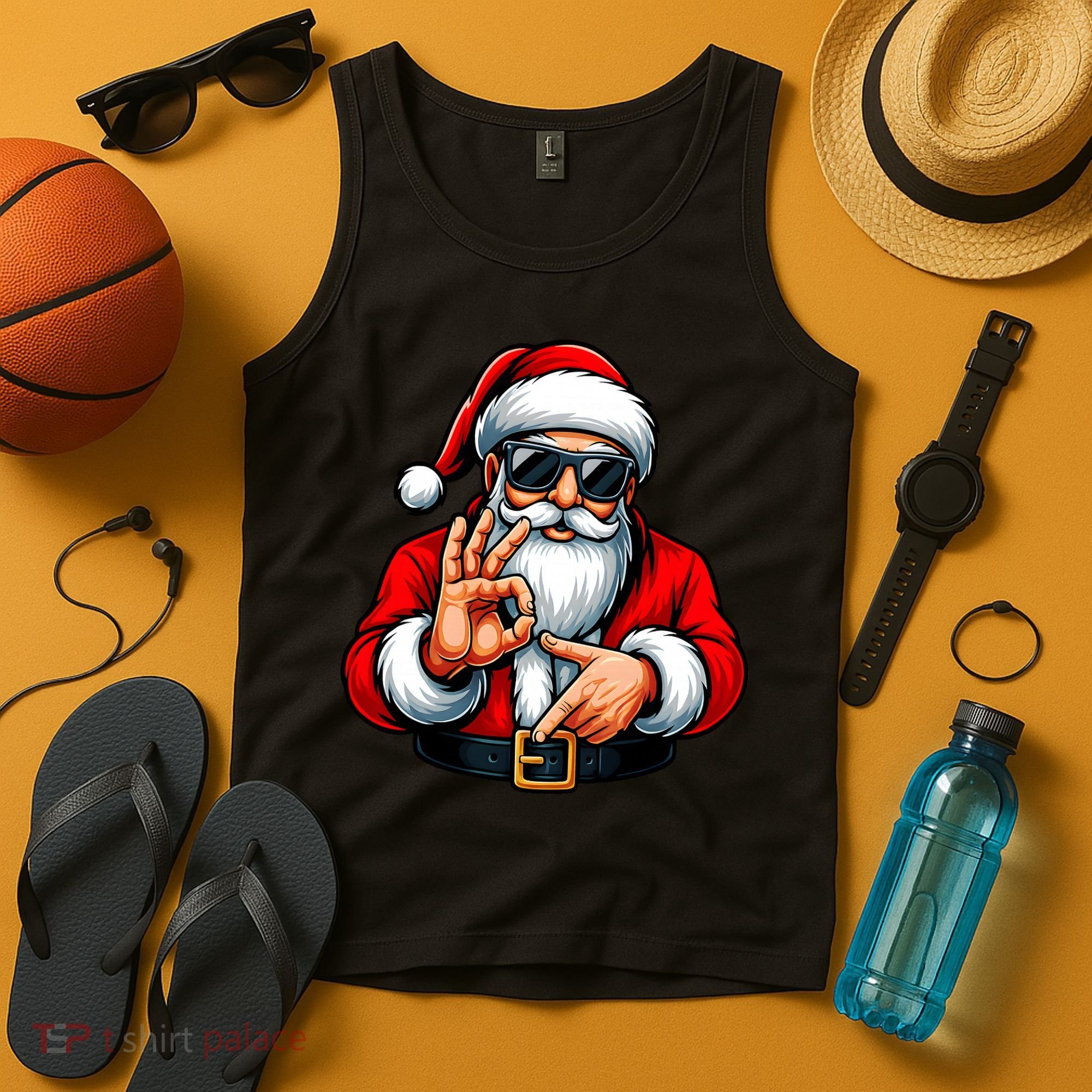 Six Seven 6 7 Meme Santa Christmas Tank Top