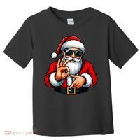 Six Seven 6 7 Meme Santa Christmas Toddler T-Shirt thumb 0