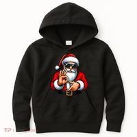 Six Seven 6 7 Meme Santa Christmas Kids Hoodie thumb 0