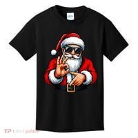 Six Seven 6 7 Meme Santa Christmas Kids T-Shirt thumb 0