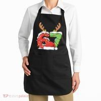 Six Seven 67 Funny Teacher Christmas Apron thumb 2