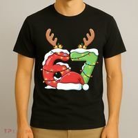 Six Seven 67 Funny Teacher Christmas T-Shirt thumb 3