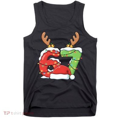 Six Seven 67 Funny Teacher Christmas Tank Top