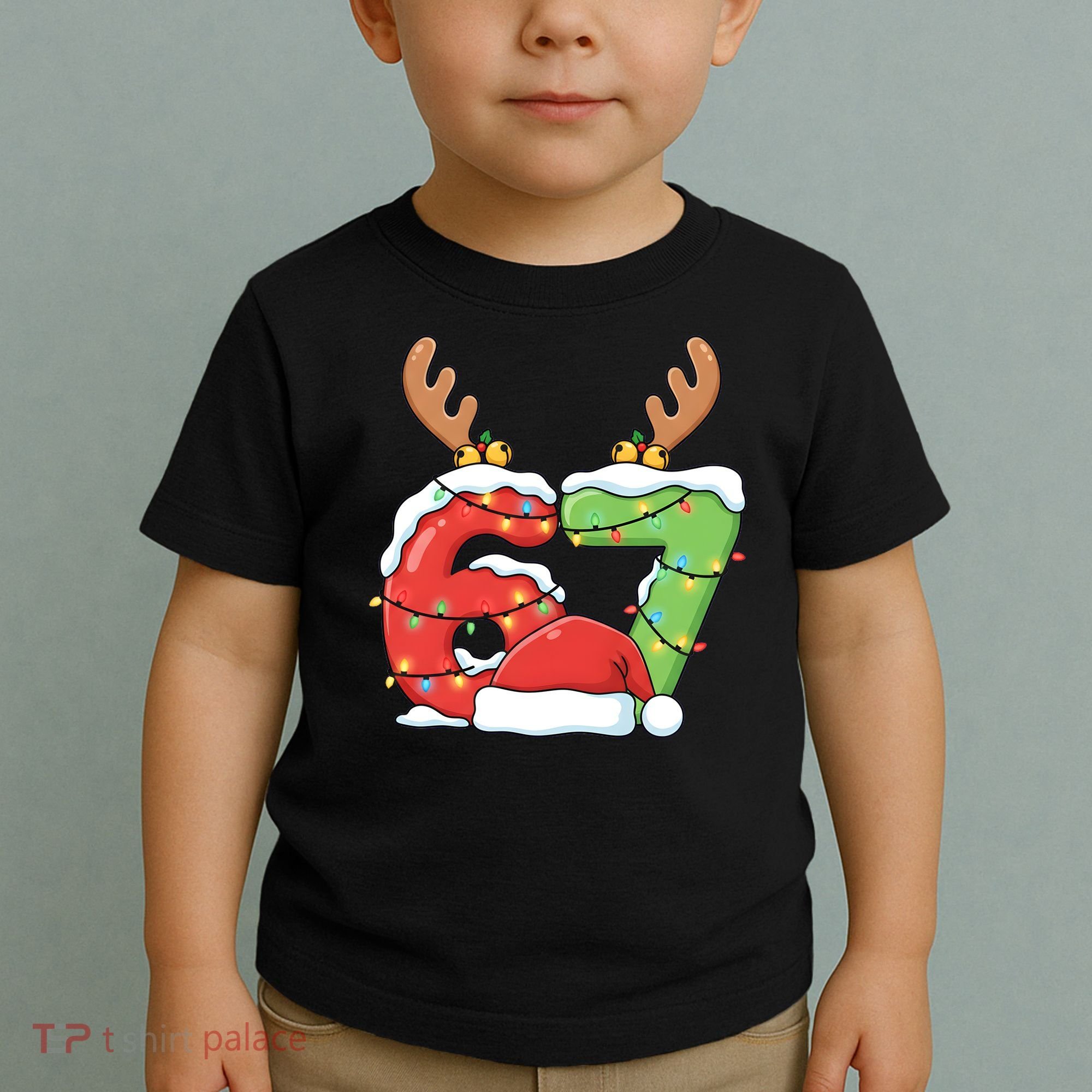 Six Seven 67 Funny Teacher Christmas Toddler T-Shirt