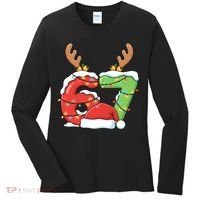 Six Seven 67 Funny Teacher Christmas Women's Long Sleeve Shirt thumb 0