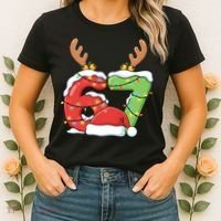 Six Seven 67 Funny Teacher Christmas Women's T-Shirt thumb 2