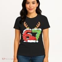 Six Seven 67 Funny Teacher Christmas Women's T-Shirt thumb 4