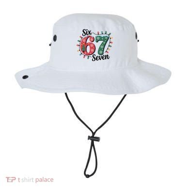 Six Seven 67 6-7 Christmas Lights Xmas Meme Bucket Hat