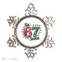 Six Seven 67 6-7 Christmas Lights Xmas Meme Ornament thumb 0
