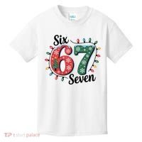 Six Seven 67 6-7 Christmas Lights Xmas Meme Kids T-Shirt thumb 0