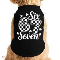 Six Seven 67 St. Patrick's Day Irish Clover 6-7 Meme Doggie Tank thumb 0