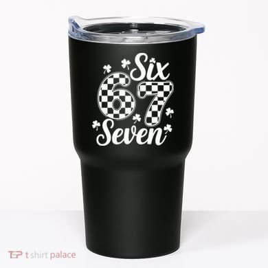 Six Seven 67 St. Patrick's Day Irish Clover 6-7 Meme Tumbler