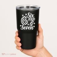 Six Seven 67 St. Patrick's Day Irish Clover 6-7 Meme Tumbler thumb 2