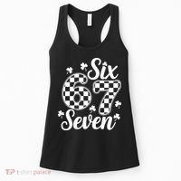 Six Seven 67 St. Patrick's Day Irish Clover 6-7 Meme Women's Tank Top thumb 0