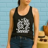 Six Seven 67 St. Patrick's Day Irish Clover 6-7 Meme Women's Tank Top thumb 2