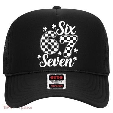 Six Seven 67 St. Patrick's Day Irish Clover 6-7 Meme Hat