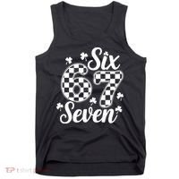 Six Seven 67 St. Patrick's Day Irish Clover 6-7 Meme Tank Top thumb 0