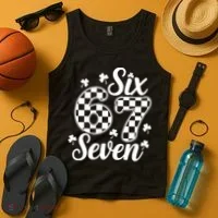 Six Seven 67 St. Patrick's Day Irish Clover 6-7 Meme Tank Top thumb 4