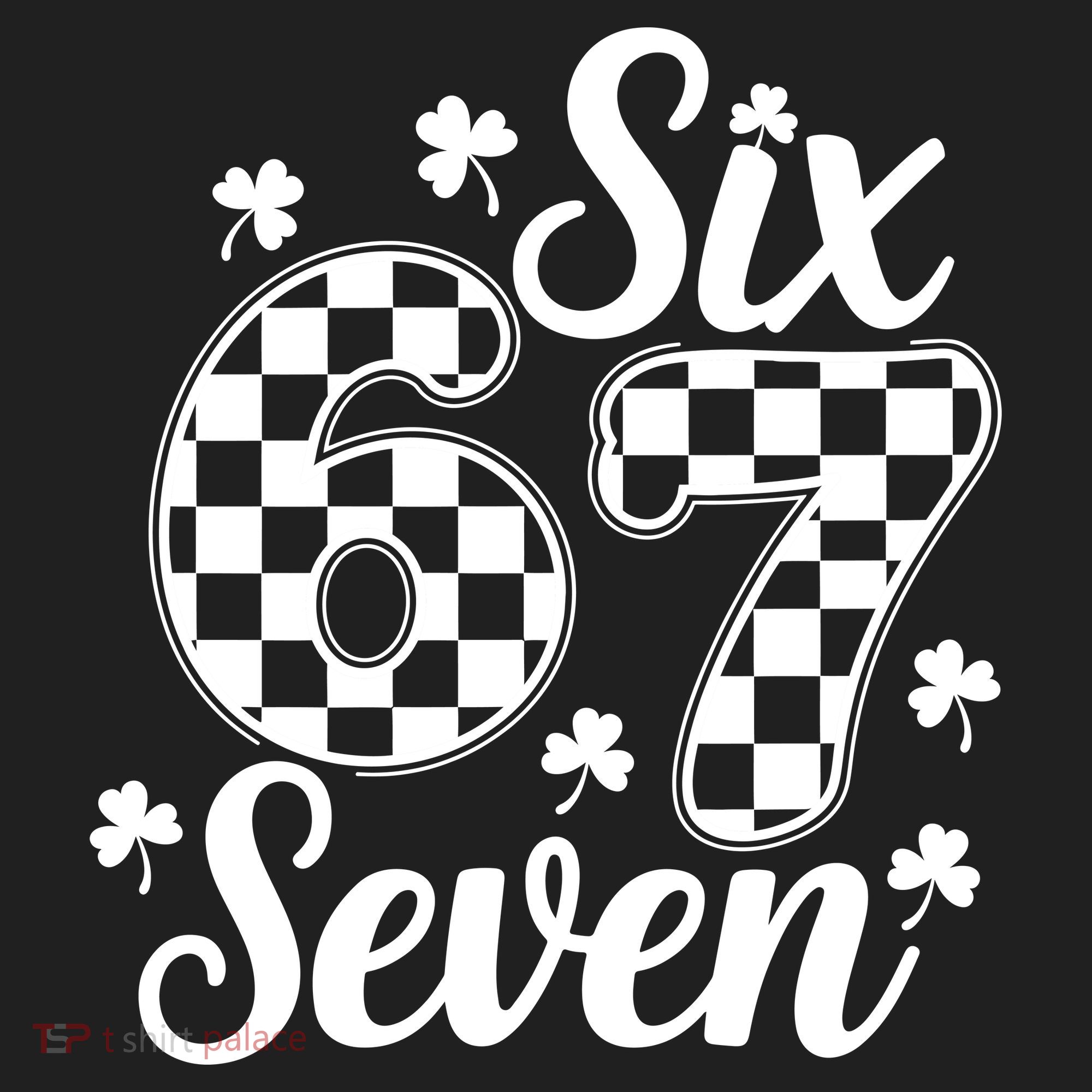 Six Seven 67 St. Patrick's Day Irish Clover 6-7 Meme Golf Towel