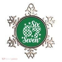 Six Seven 67 St. Patrick's Day Irish Clover 6-7 Meme Ornament thumb 0