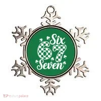 Six Seven 67 St. Patrick's Day Irish Clover 6-7 Meme Ornament thumb 0
