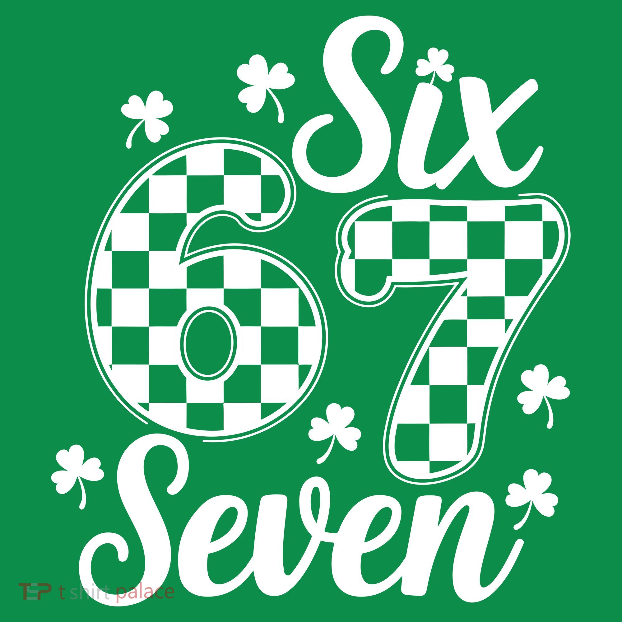 Six Seven 67 St. Patrick's Day Irish Clover 6-7 Meme Toddler Hoodie