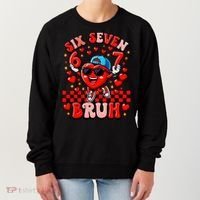 Six Seven 67 Meme Cool 6-7 Valentines Day Women's Sweatshirt thumb 0