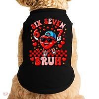 Six Seven 67 Meme Cool 6-7 Valentines Day Doggie Tank thumb 0
