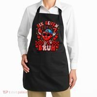 Six Seven 67 Meme Cool 6-7 Valentines Day Apron thumb 2