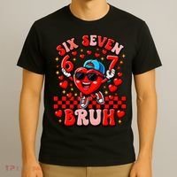 Six Seven 67 Meme Cool 6-7 Valentines Day T-Shirt thumb 3