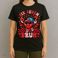 Six Seven 67 Meme Cool 6-7 Valentines Day T-Shirt thumb 4