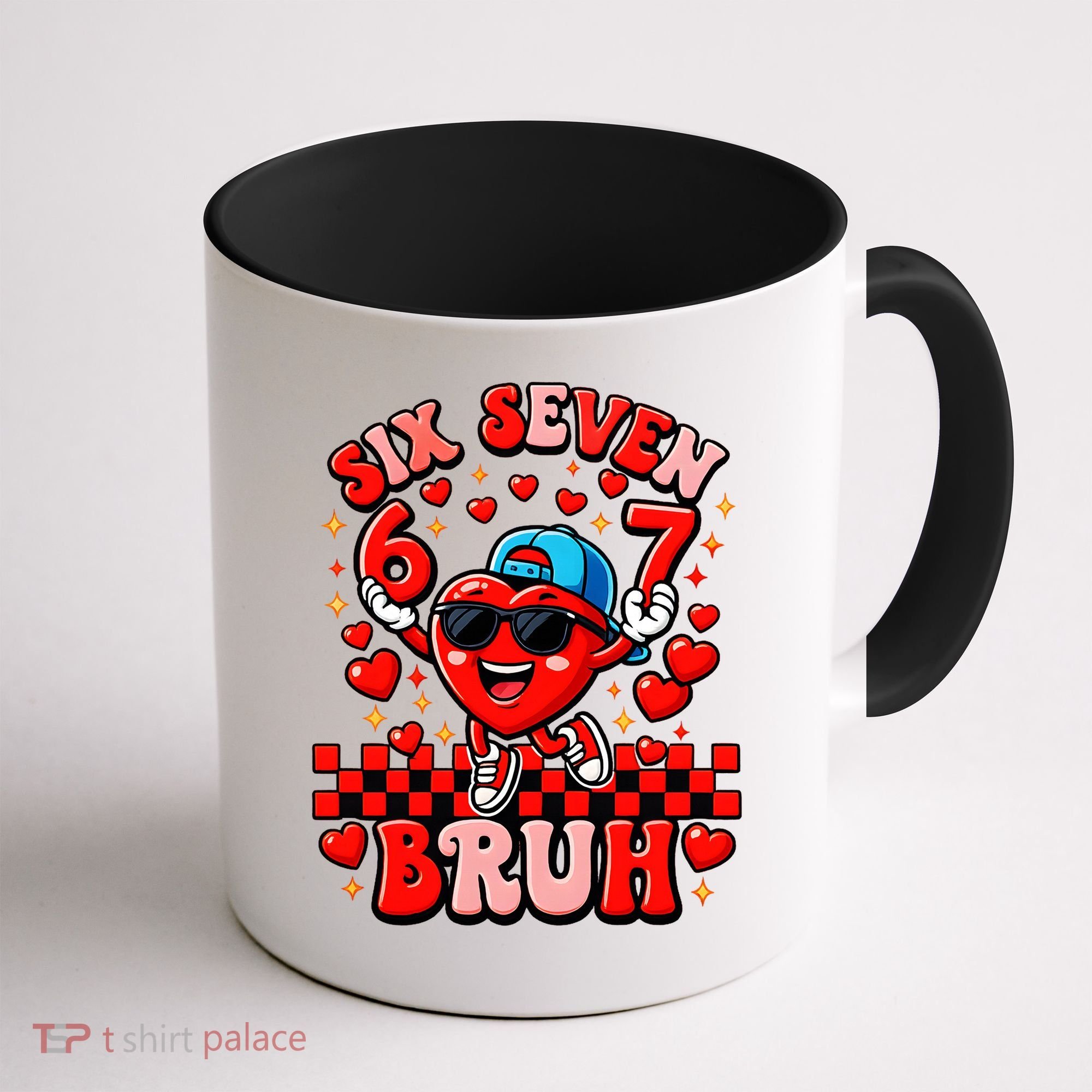 Six Seven 67 Meme Cool 6-7 Valentines Day Coffee Mug