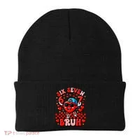 Six Seven 67 Meme Cool 6-7 Valentines Day Beanie thumb 0