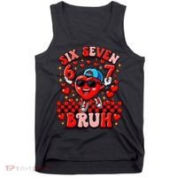 Six Seven 67 Meme Cool 6-7 Valentines Day Tank Top thumb 0
