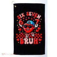 Six Seven 67 Meme Cool 6-7 Valentines Day Golf Towel thumb 0