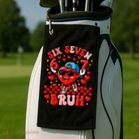 Six Seven 67 Meme Cool 6-7 Valentines Day Golf Towel thumb 2