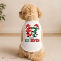 Six Seven 6-7 67 Christmas Funny Cute Doggie Tank thumb 2
